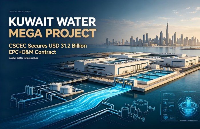 China State Construction Secures USD 31.2 Billion Kuwait North Kabd Wastewater Treatment EPC+O&M Mega Project-Spuretek