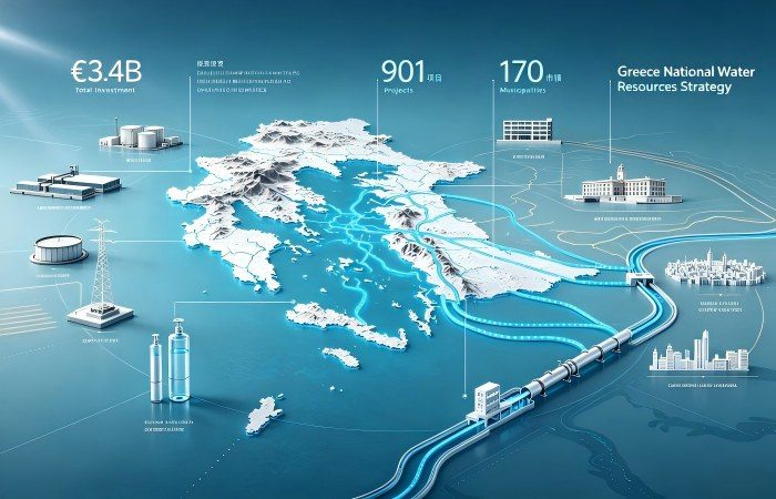 Greece Unveils Its First National Water Strategy with €3.4B Investment to Address Water Scarcity & Climate Risks