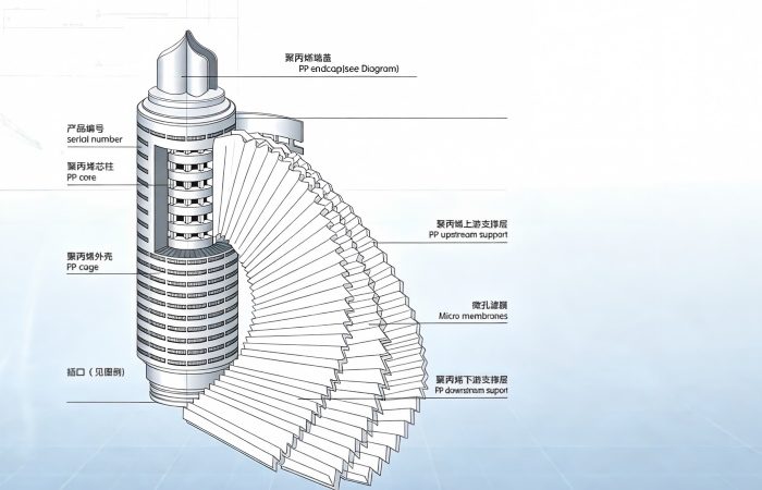 PP Filter Cartridge Structure Spuretek700
